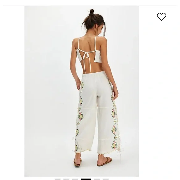 Free People Spring Breeze Tie Pants
